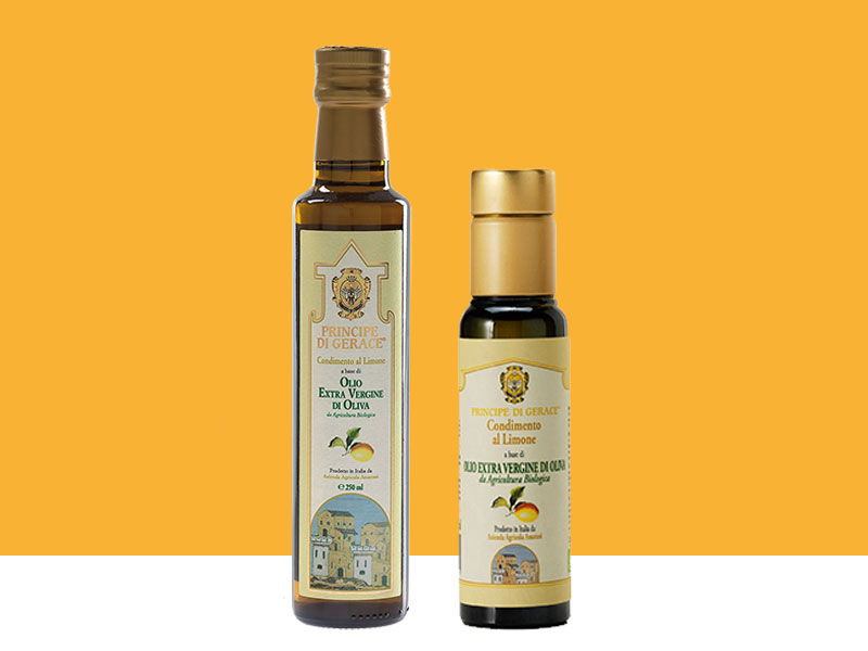 Condimento al Limone a base di olio evo “Principe di Gerace” 250ml