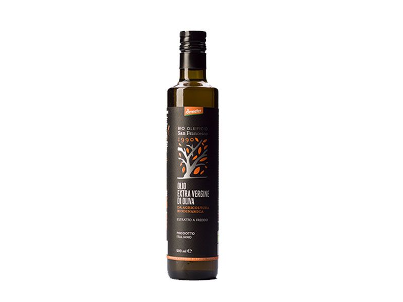 Olio extra vergine oliva “Bio Oleificio San Francesco” Demeter 500ml