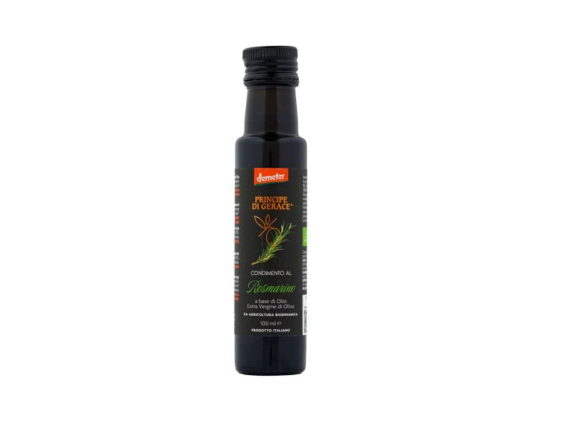 Condimento al Rosmarino a base di olio evo Demeter “Principe di Gerace” 100ml